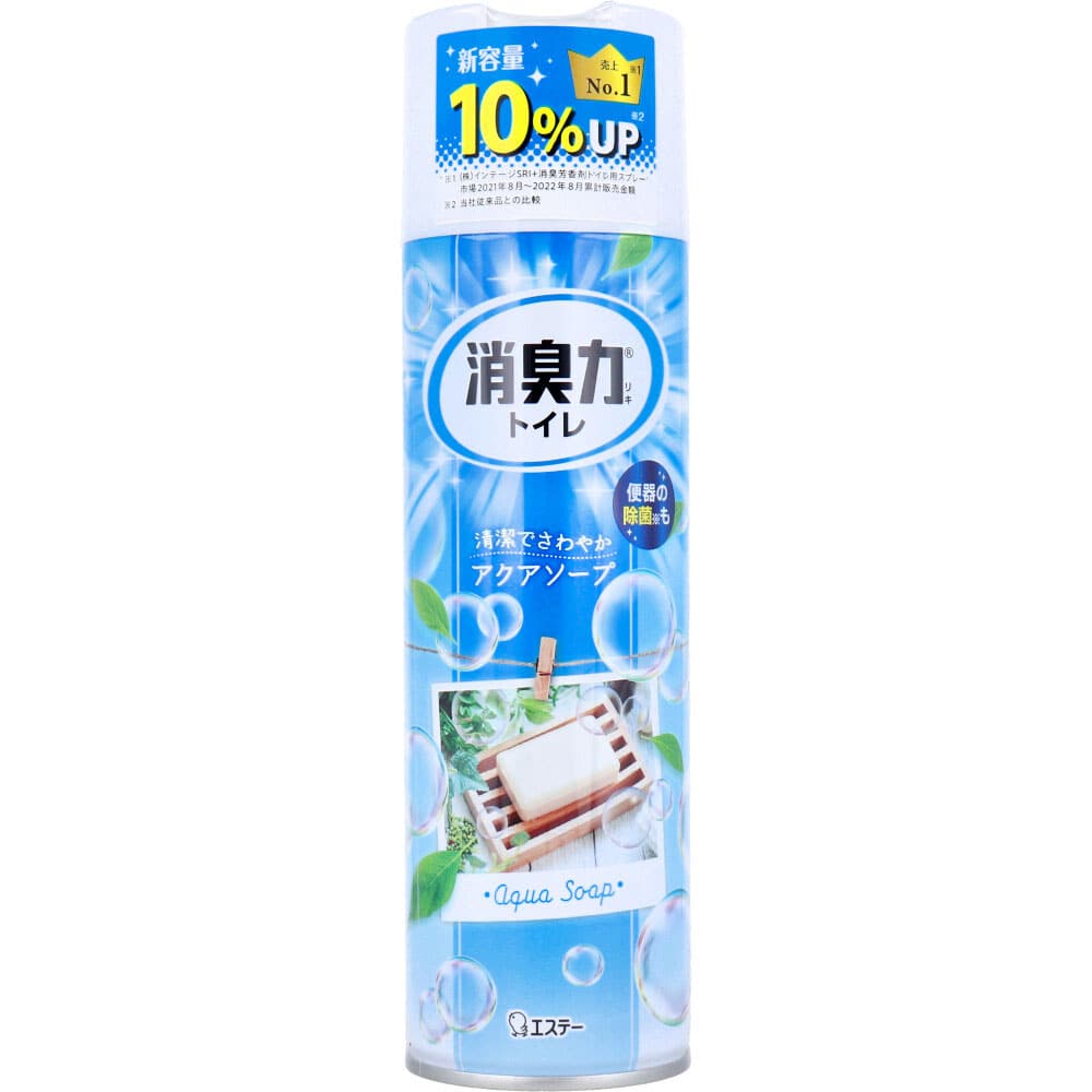 エステー　トイレの消臭力スプレー アクアソープ 365mL　1個（ご注文単位1個）【直送品】