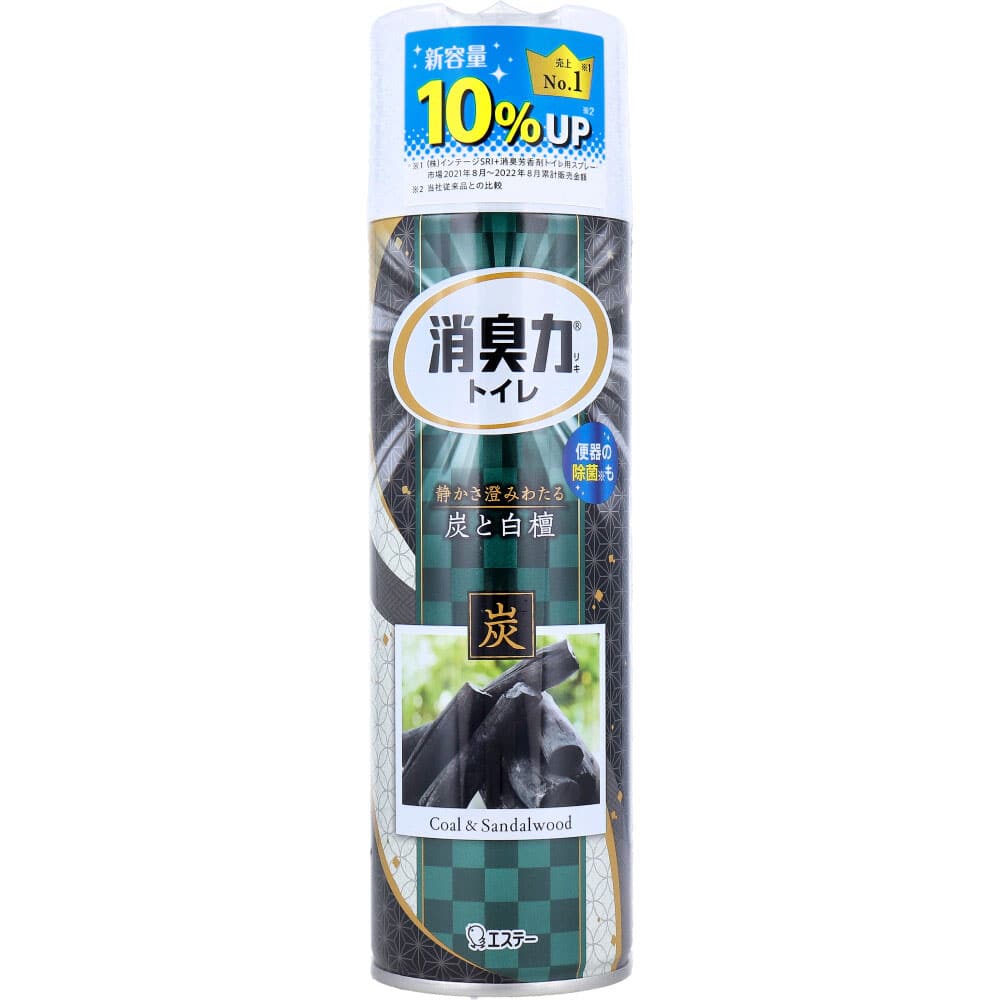 エステー　トイレの消臭力スプレー 炭と白檀 365mL　1個（ご注文単位1個）【直送品】