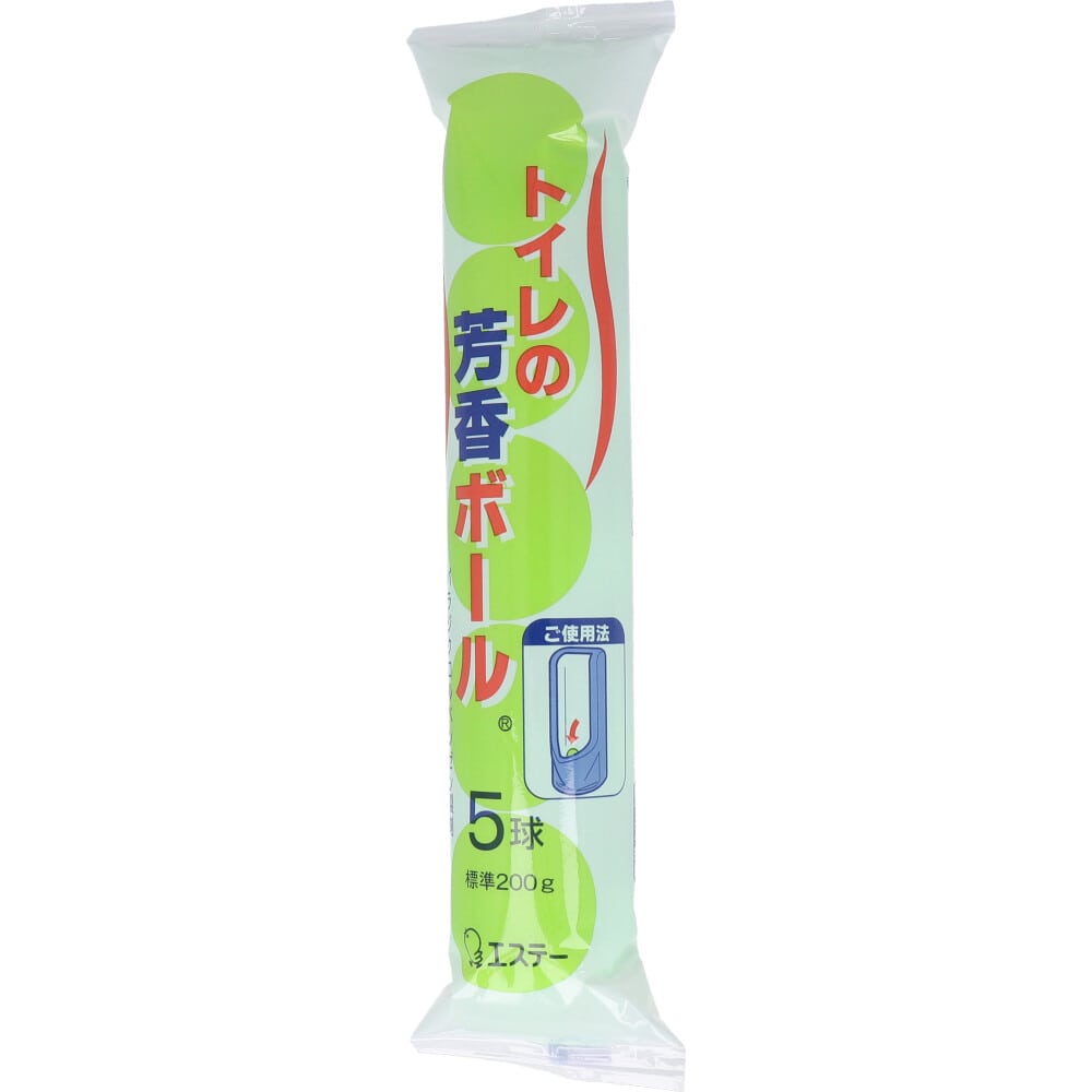 エステー　トイレ用芳香ボール 5球 200g　1個（ご注文単位1個）【直送品】