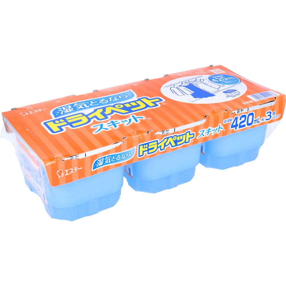 エステー　ドライペットスキット 420mL×3個　1パック（ご注文単位1パック）【直送品】