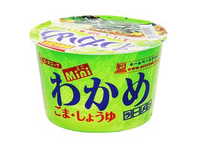 エースコックミニわかめごま醤油ラーメン38g※軽（ご注文単位12個）【直送品】