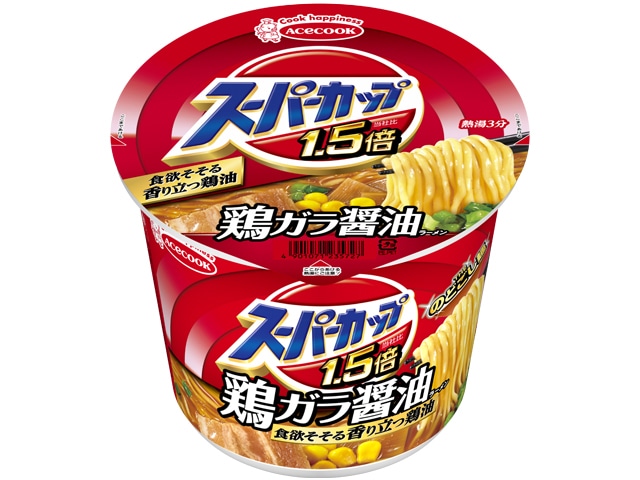 エースコックSC1.5倍しょうゆラーメン109g※軽（ご注文単位12個）【直送品】