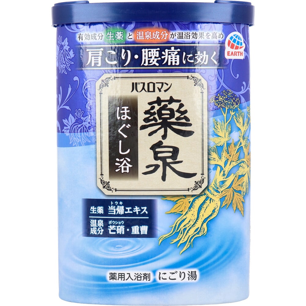 アース製薬　バスロマン 薬泉 ほぐし浴 薬用入浴剤 にごり湯 600g　1個（ご注文単位1個）【直送品】