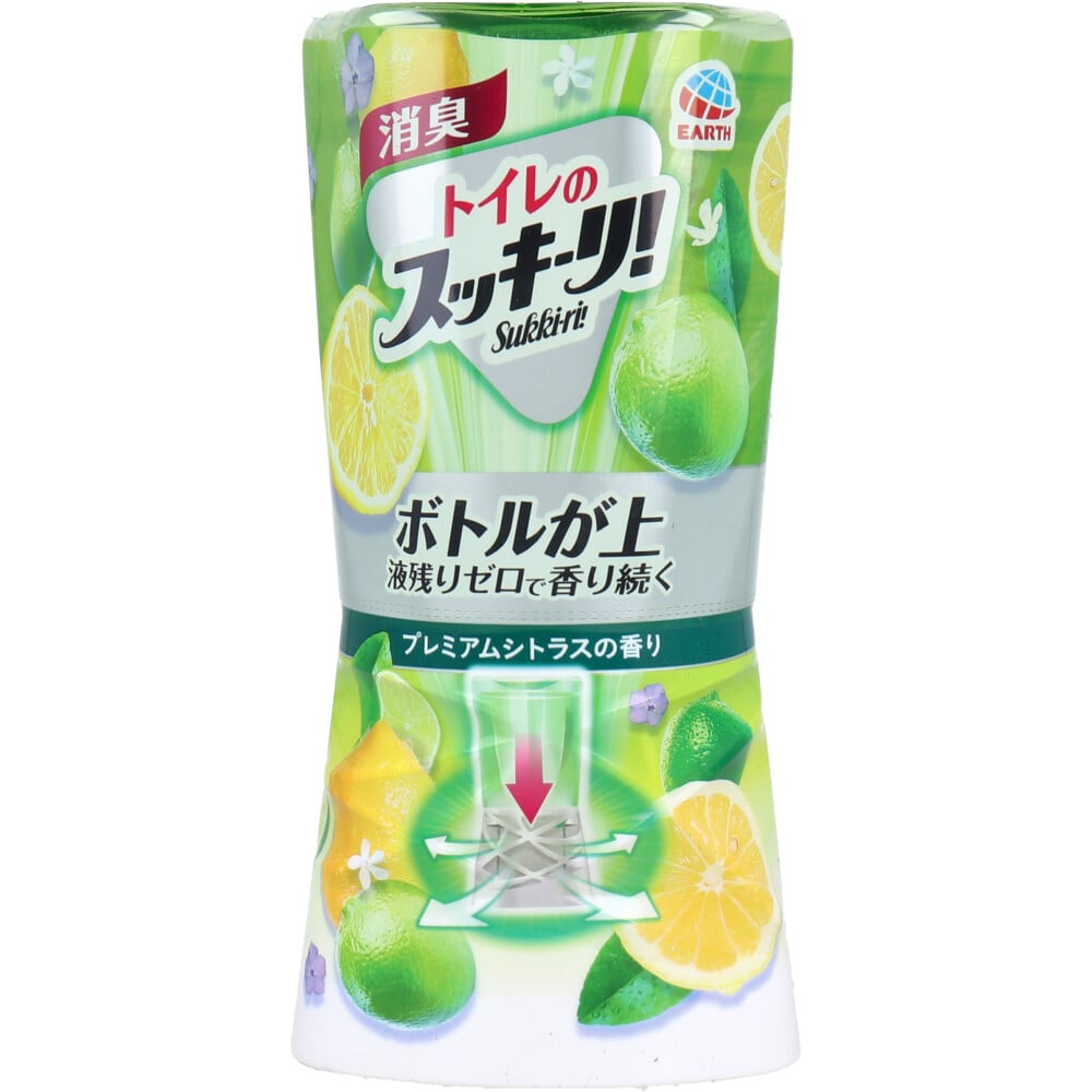 アース製薬　トイレのスッキーリ！プレミアムシトラスの香り 400mL　1個（ご注文単位1個）【直送品】