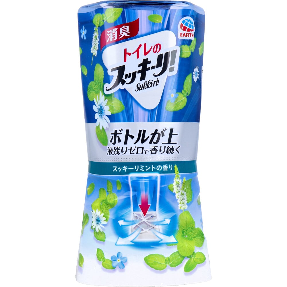 アース製薬　トイレのスッキーリ！ Sukki-ri！ スッキーリミントの香り 400mL　1個（ご注文単位1個）【直送品】