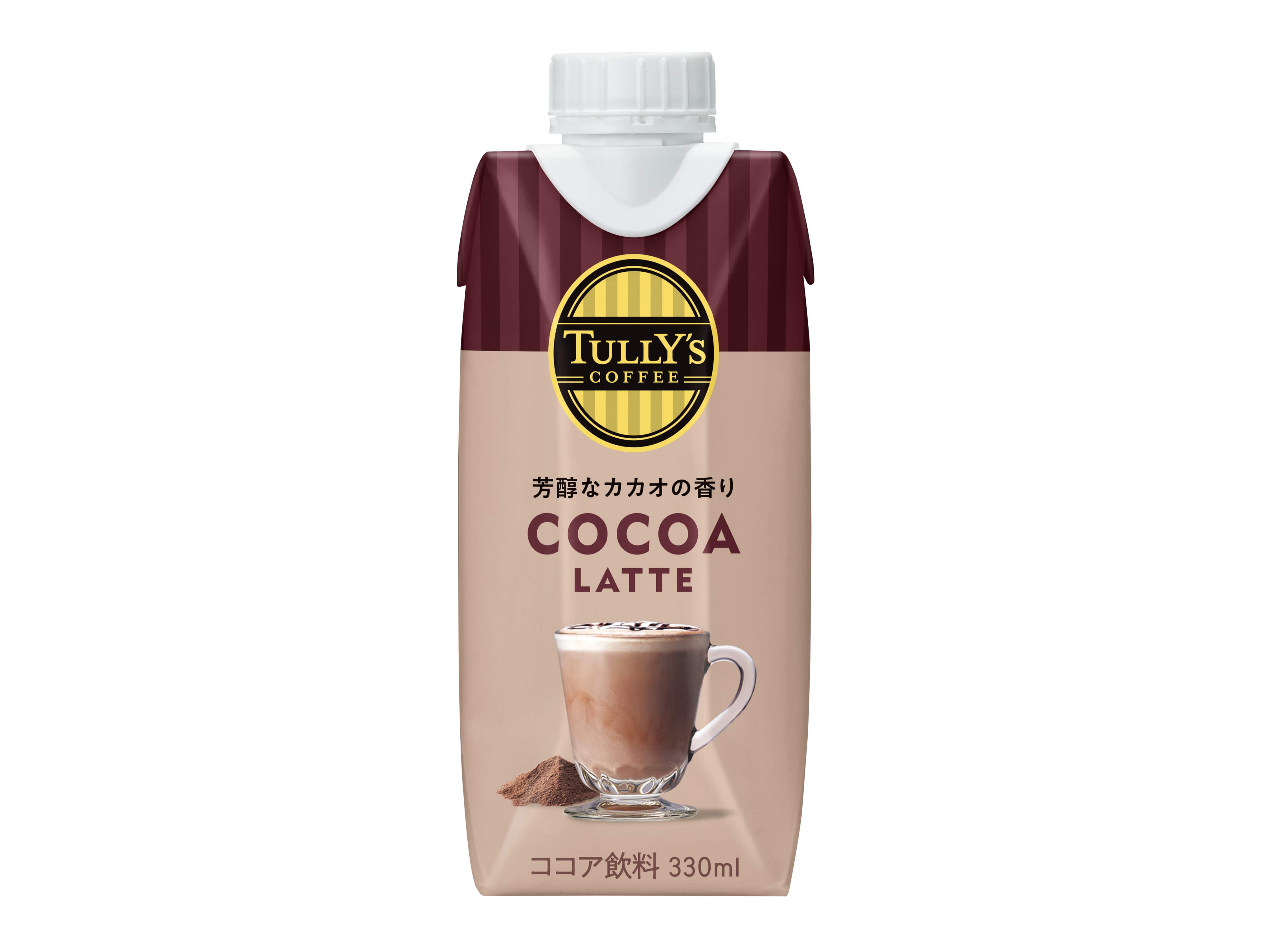 伊藤園TULLYSココアラテカップ330ml※軽（ご注文単位12個）【直送品】