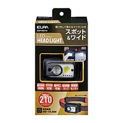 ELPA　エルパ LEDヘッドライト  DOP-HD710 DOPHD710 1個（ご注文単位1個）【直送品】