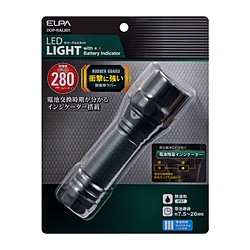 ELPA　エルパ 懐中電灯  DOP-RAL001 ［防水対応］ DOPRAL001 1個（ご注文単位1個）【直送品】