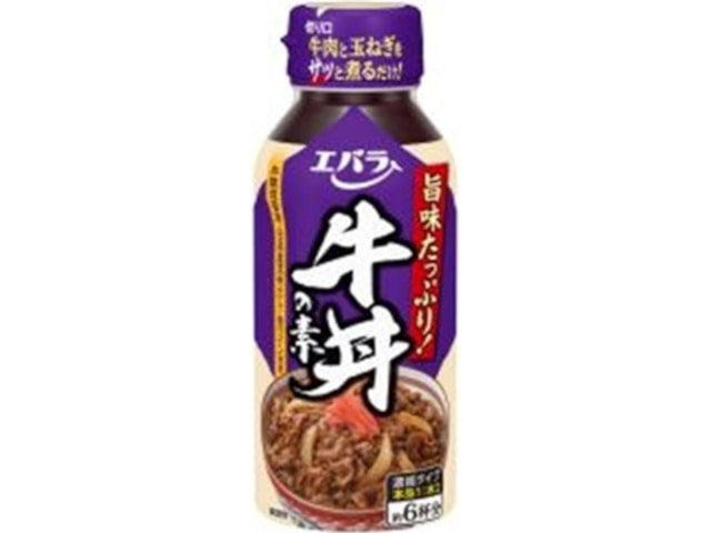 エバラ牛丼の素200ml※軽（ご注文単位12個）【直送品】