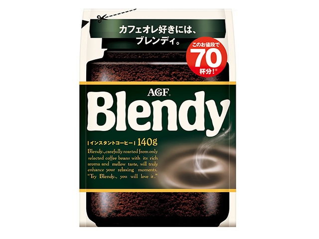 AGFブレンディインスタントコーヒー袋140g※軽（ご注文単位12個）【直送品】