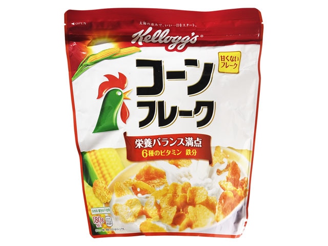 ケロッグコーンフレーク袋180g※軽（ご注文単位12個）【直送品】