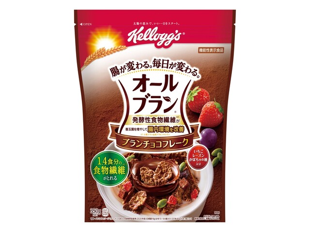 日本ケロッグブランチョコフレーク350g※軽（ご注文単位6個）【直送品】