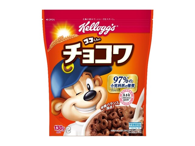 日本ケロッグチョコワ130g※軽（ご注文単位6個）【直送品】