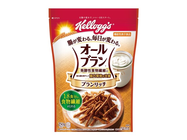 日本ケロッグオールブランブランリッチ250g※軽（ご注文単位6個）【直送品】