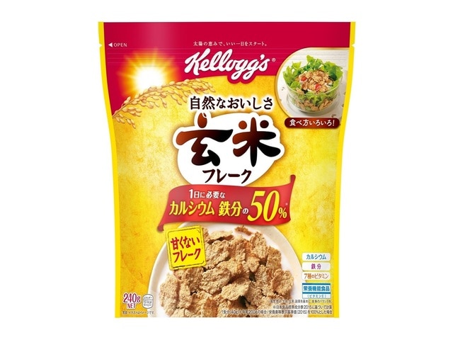 日本ケロッグ玄米フレーク240g※軽（ご注文単位6個）【直送品】