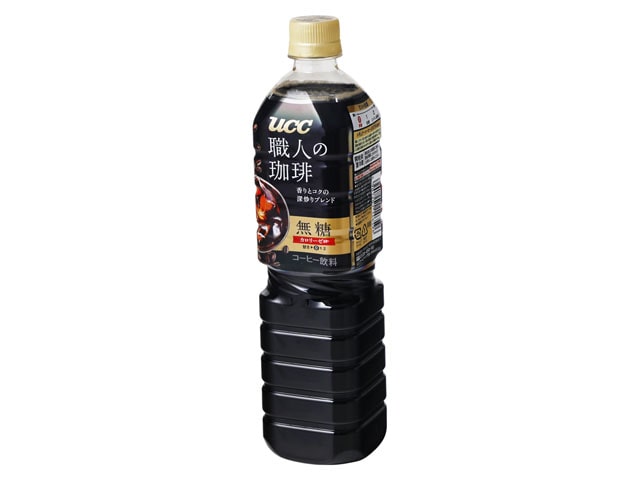 UCC職人の珈琲無糖ペット900ml※軽（ご注文単位12個）【直送品】