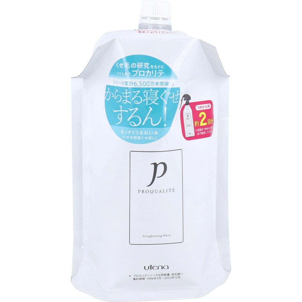 ウテナ　プロカリテ まっすぐうるおい水 (ミルクイン) 詰替用 400mL　1個（ご注文単位1個）【直送品】