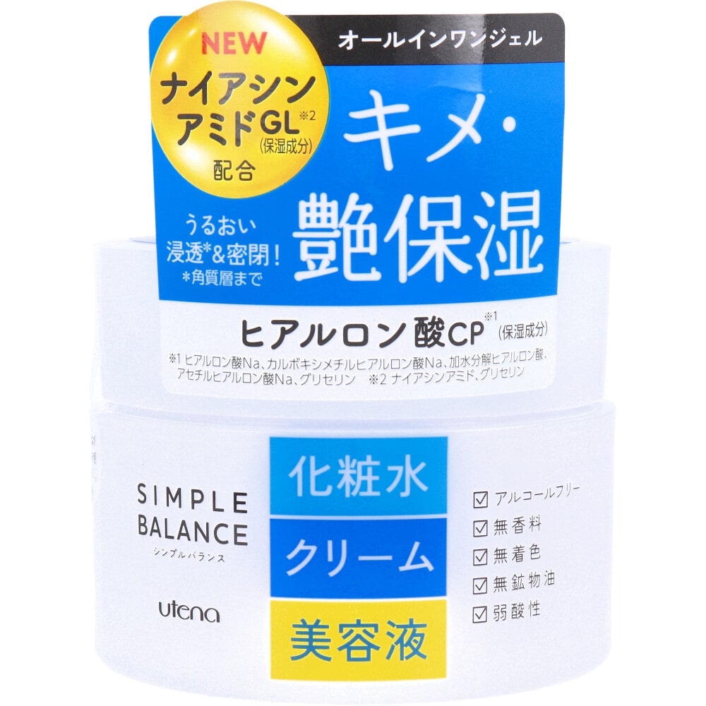 ウテナ　シンプルバランス うるおいジェル 100g　1個（ご注文単位1個）【直送品】