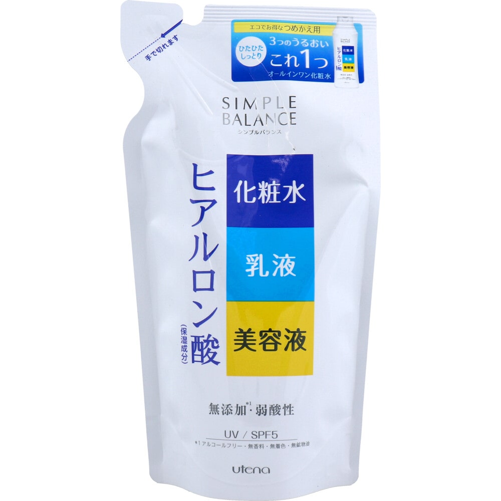 ウテナ　シンプルバランス うるおいローション つめかえ用 200mL　1個（ご注文単位1個）【直送品】