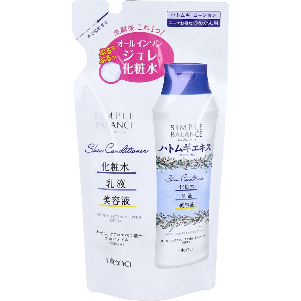 ウテナ　シンプルバランス ハトムギローション 詰替用 200mL　1個（ご注文単位1個）【直送品】