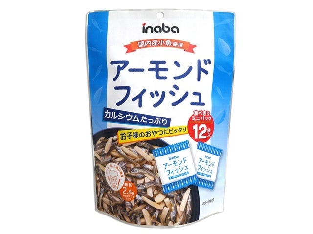 稲葉ピーナツアーモンドフィッシュ個包装120g※軽（ご注文単位12個）【直送品】