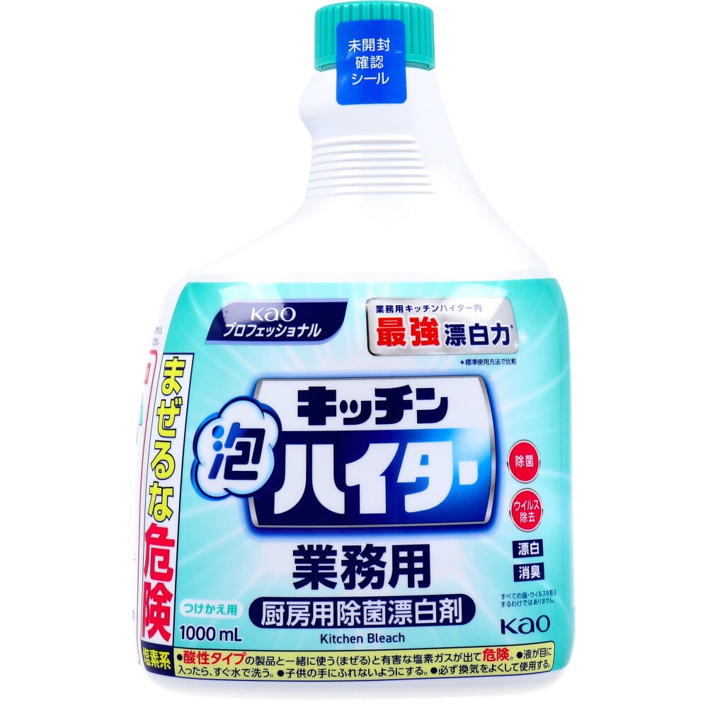 花王　花王 キッチン泡ハイター 業務用 つけかえ用 1000mL　1個（ご注文単位1個）【直送品】