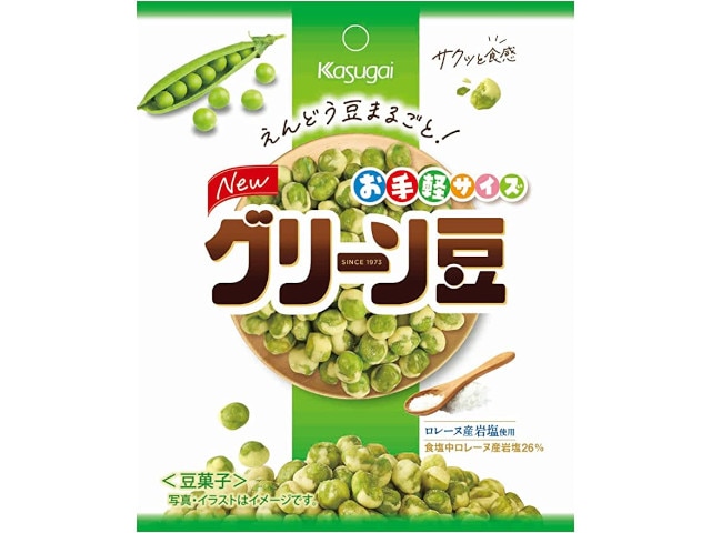 春日井製菓エコノミーグリーン豆47g※軽（ご注文単位12個）【直送品】