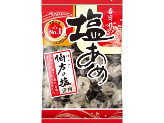 春日井製菓塩あめ144g※軽（ご注文単位12個）【直送品】