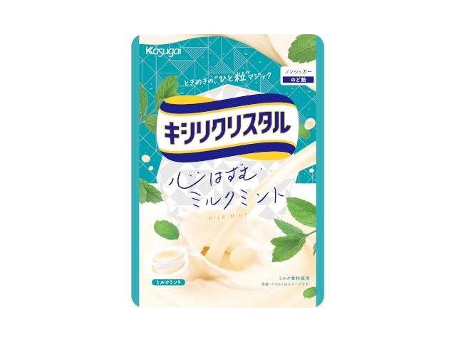 春日井製菓キシリクリスタルミルクミントのど飴71g※軽（ご注文単位6個）【直送品】