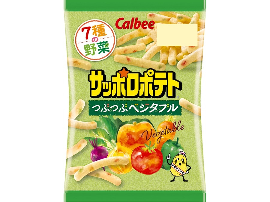 カルビーサッポロポテトつぶつぶベジタブル24g※軽（ご注文単位24個）【直送品】