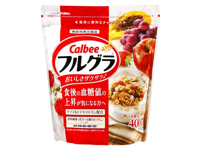 カルビーフルグラ食後血糖値が気になる方400g※軽（ご注文単位8個）【直送品】