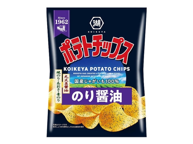 湖池屋ポテトチップスのり醤油50g※軽（ご注文単位12個）【直送品】