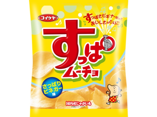 湖池屋すっぱムーチョチップスさっぱりビネガー55g※軽（ご注文単位12個）【直送品】