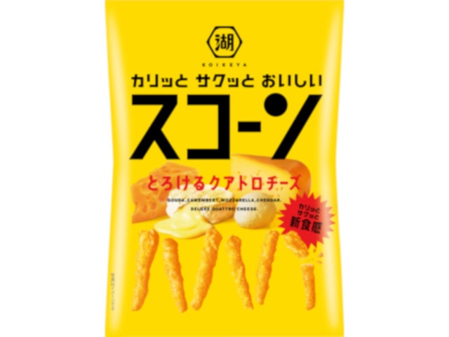 湖池屋スコーンとろけるクアトロチーズ78g※軽（ご注文単位12個）【直送品】