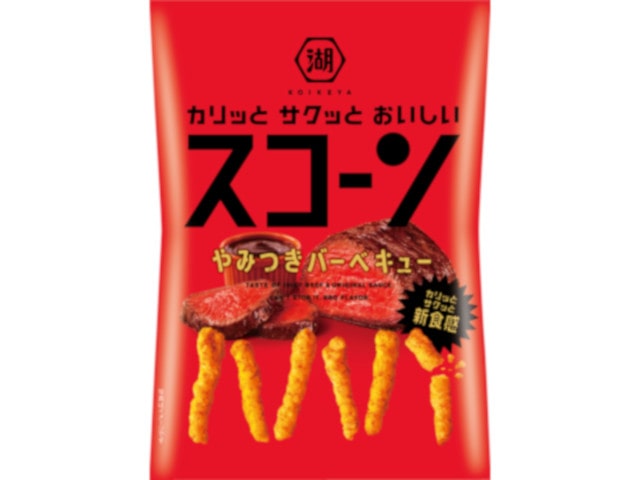 湖池屋スコーンやみつきバーベキュー78g※軽（ご注文単位12個）【直送品】