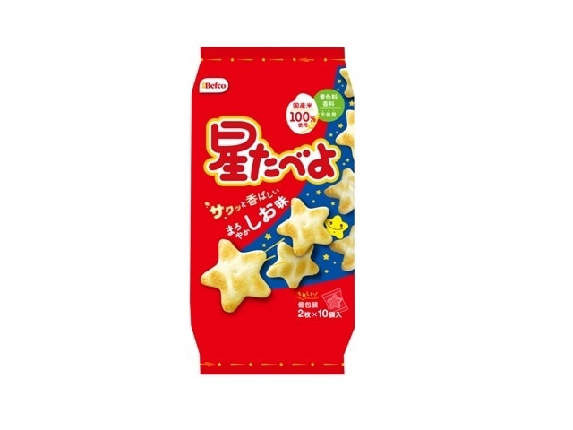 栗山米菓星たべよしお味10袋20枚 ※軽（ご注文単位12個）【直送品】