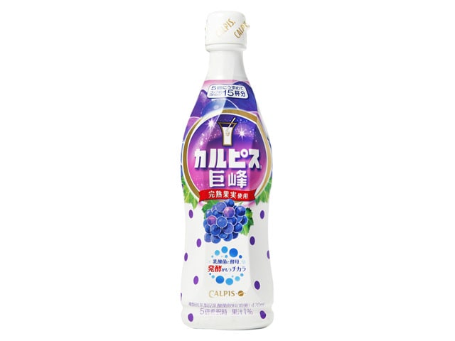 カルピス巨峰プラボトル470ml※軽（ご注文単位12個）【直送品】