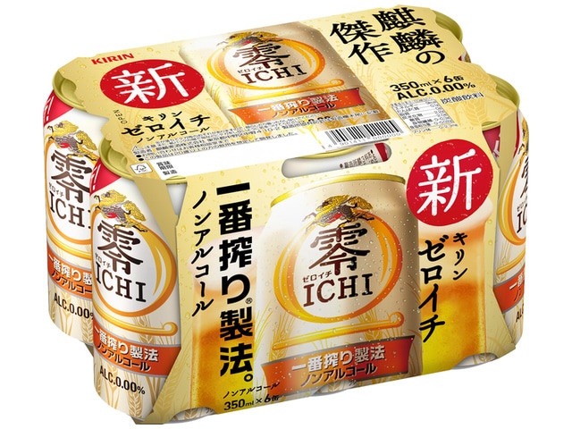 キリン零ICHI6缶パック350ml ※軽（ご注文単位4個）【直送品】