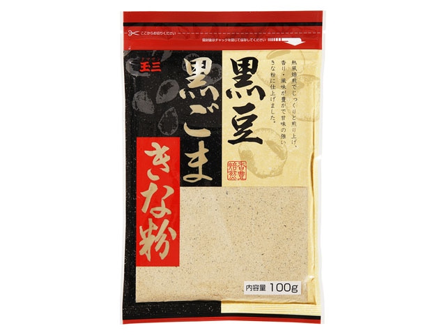 玉三黒豆黒ごまきな粉100g※軽（ご注文単位10個）【直送品】