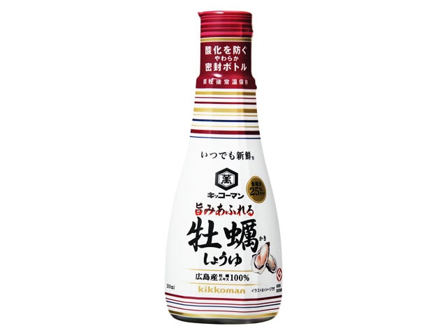 キッコーマンいつでも新鮮旨みあふれる牡蠣しょうゆ200ml※軽（ご注文単位6個）【直送品】