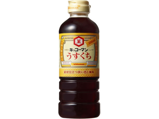 キッコーマンうすくち醤油500ml※軽（ご注文単位6個）【直送品】