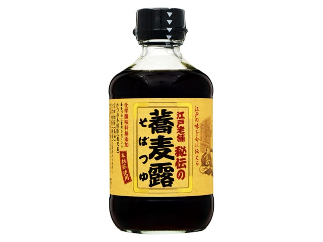 ヒゲタ江戸老舗秘伝の蕎麦露瓶300ml※軽（ご注文単位6個）【直送品】