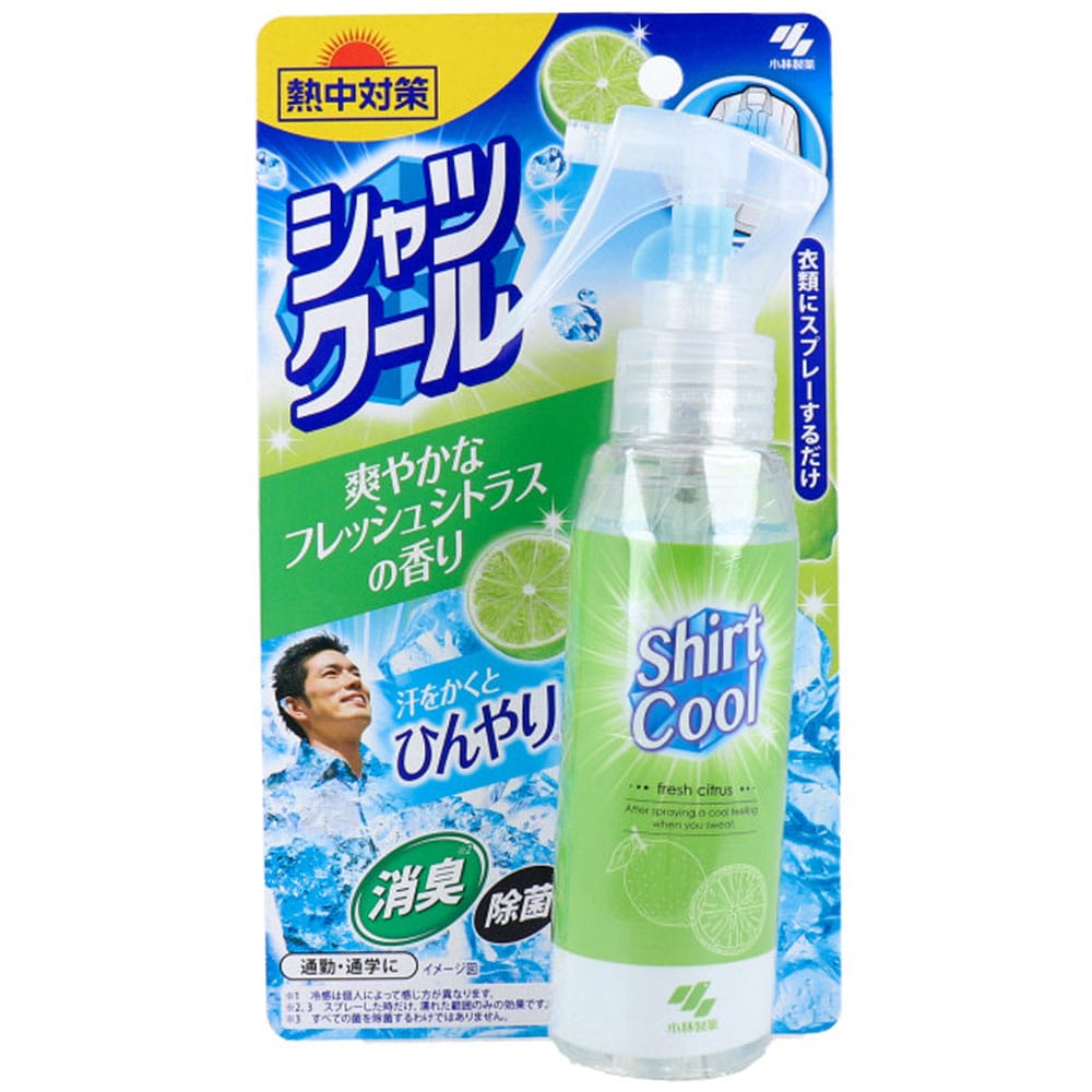 小林製薬　熱中対策 シャツクール 爽やかなフレッシュシトラスの香り 100mL　1個（ご注文単位1個）【直送品】