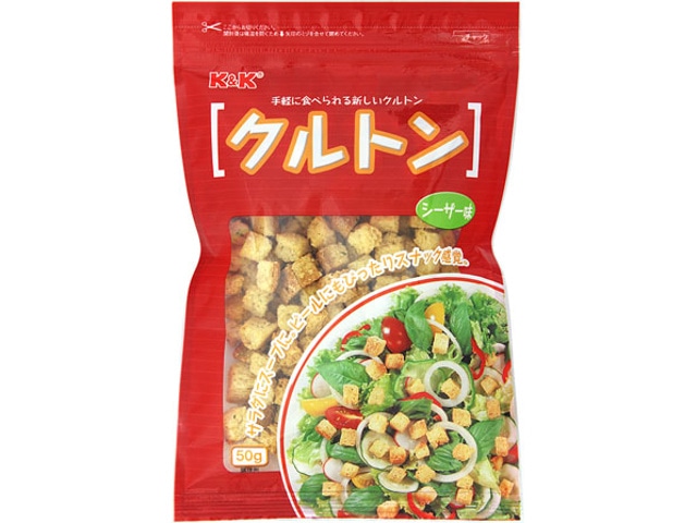 K＆Kクルトンシーザー味50g※軽（ご注文単位5個）【直送品】