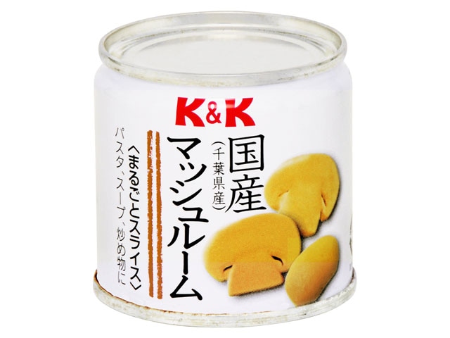 K＆K国産マッシュルームまるごとスライス85g※軽（ご注文単位6個）【直送品】