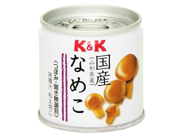 K＆K国産なめこ水煮80g※軽（ご注文単位6個）【直送品】