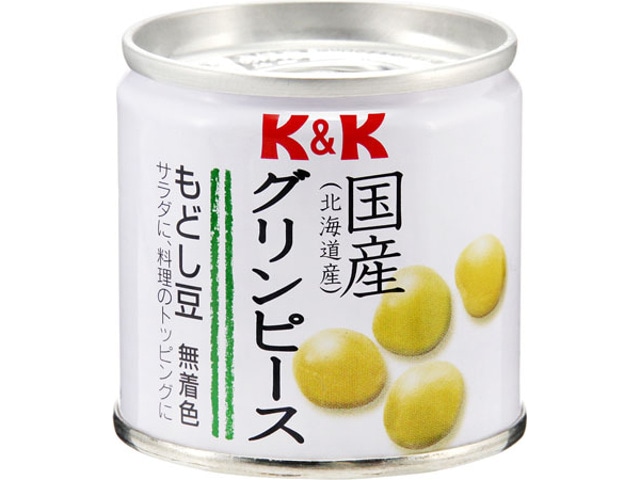 K＆K国産グリンピース無着色85g※軽（ご注文単位6個）【直送品】