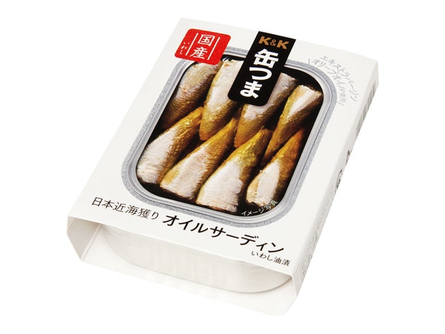 K＆K缶つま日本近海獲りオイルサーディン105g※軽（ご注文単位6個）【直送品】