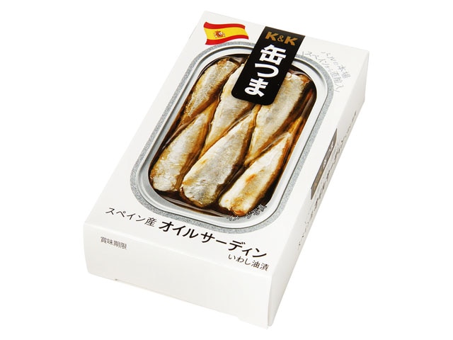 K＆K缶つまスペイン産オイルサーディン85g※軽（ご注文単位25個）【直送品】