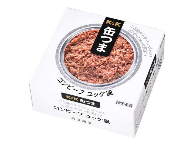 K＆K缶つまコンビーフユッケ風80g※軽（ご注文単位6個）【直送品】